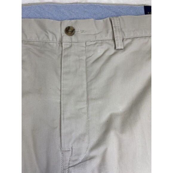 Polo Ralph Lauren Pants Mens 38x30 Chino Stretch Straight Fit Classic Grey - Picture 3 of 11